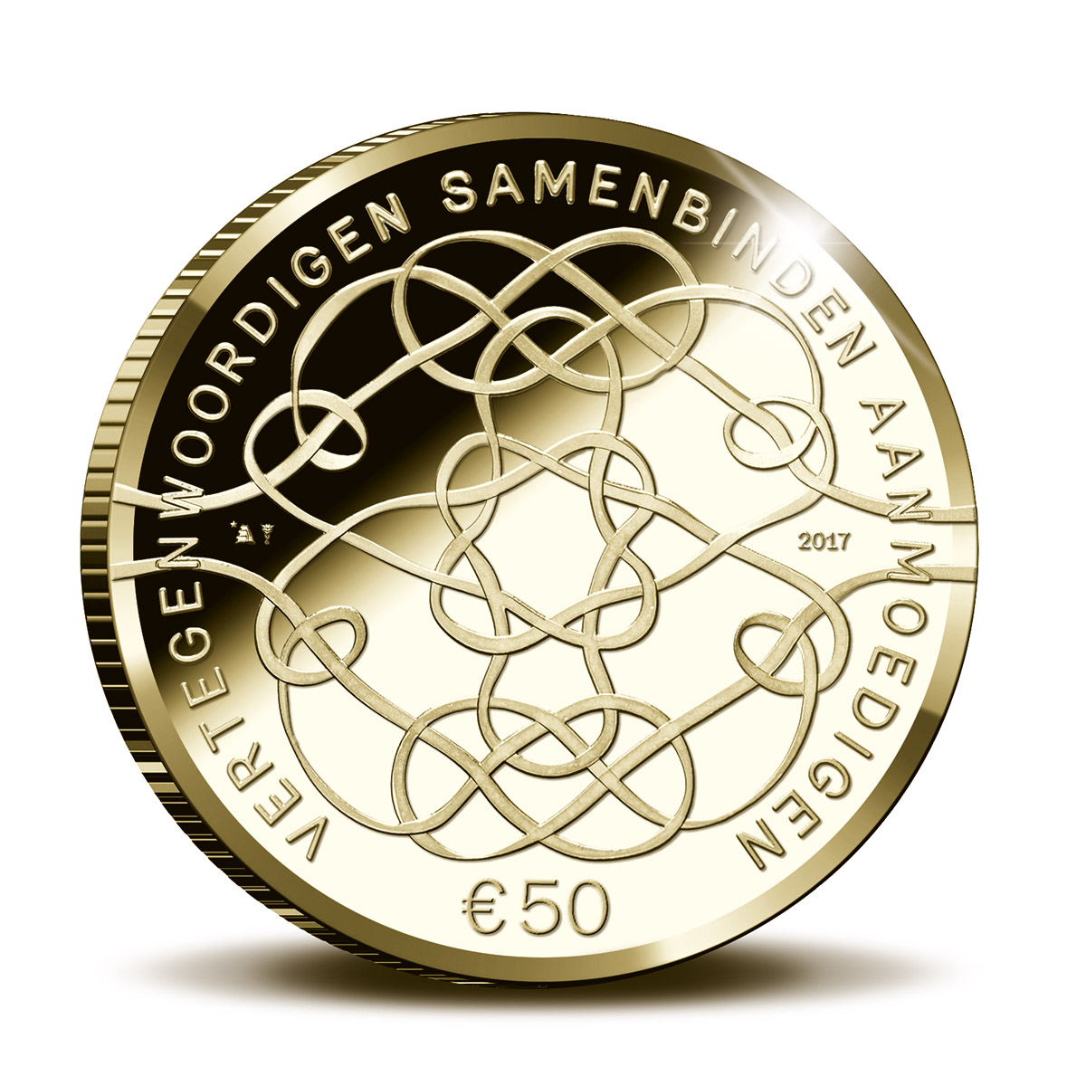 Verjaardagsmunt 50 euro 2017 goud proof